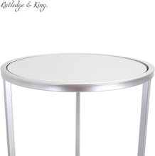 Tables gigognes de 21,75 po de hauteur, Argent