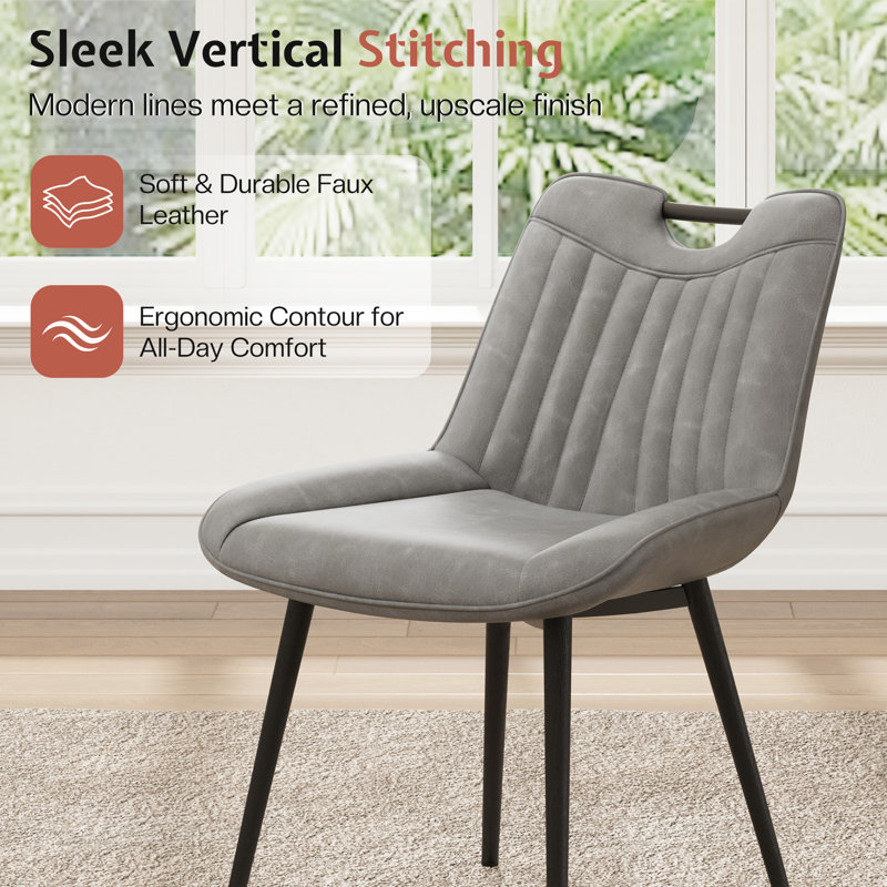 4 With Upholstered Chairs