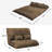 Full 63'' Upholstered Cushion Convertible Back Futon Mattress