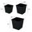 9" Square Garden Plastic Container Basin - Nursery Pots With Drainage  5 . And Functional, Enhances Plant Health Vessel Urn To Cracking Fading, For Outdoor Planting-945435779