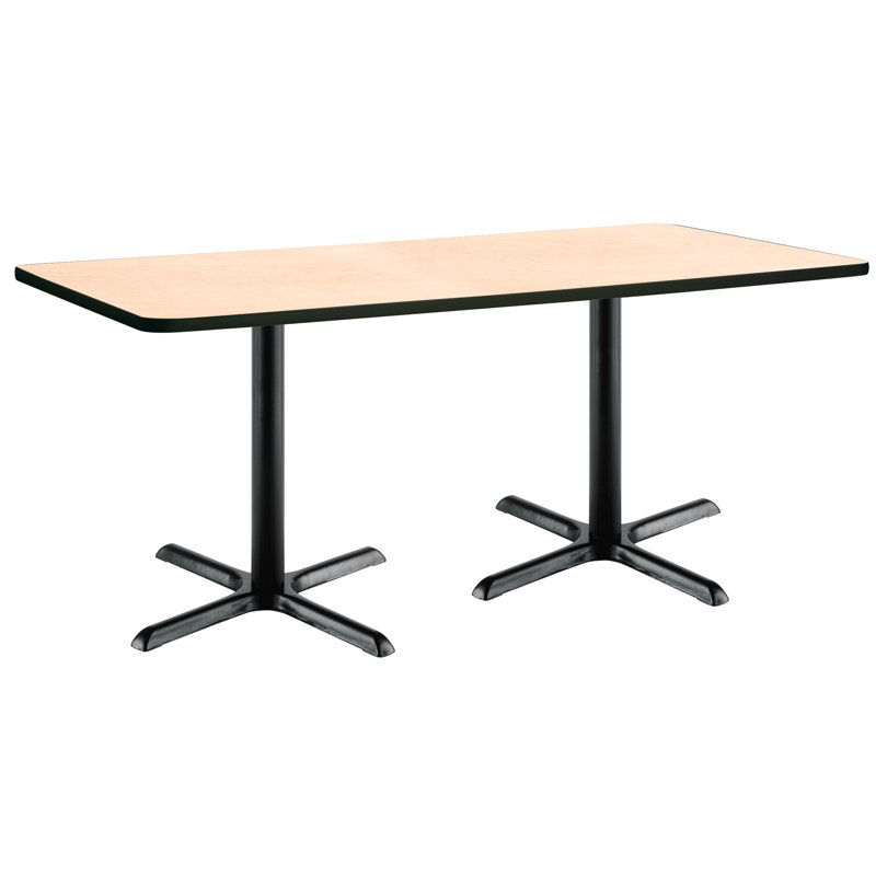 72" L Breakroom Table and Chair Set, Natural, 29" H x 36" W x 72" L