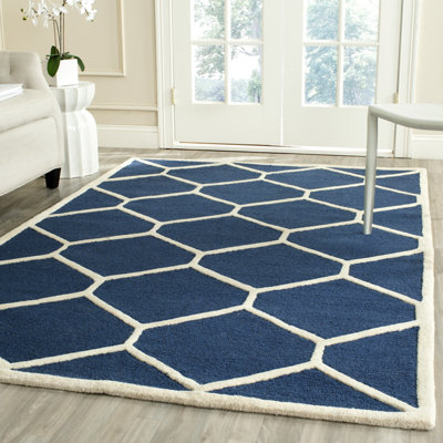 Cambridge Hand Tufted Wool Geometric Rug