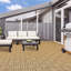 30cm L x 30cm W Solid Wood Tile in Brown-388797931