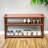 Chinese Classical Double-Layer Rosewood Shoe Rack 8 - Pair Solid Wood Shoe Storage Cabinet