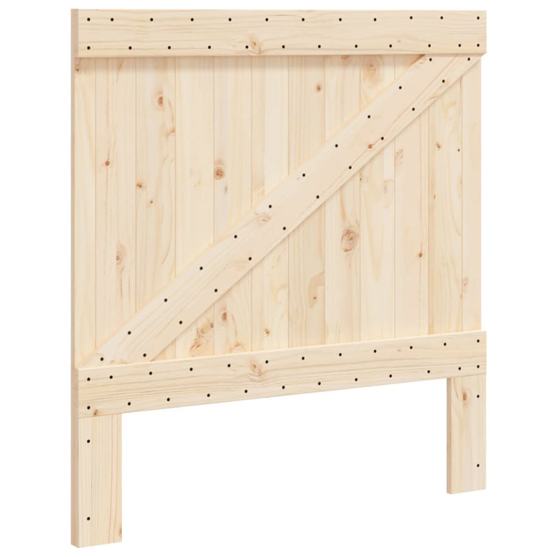 Duechle Solid Wood Panel Headboard, 100 x 104cm