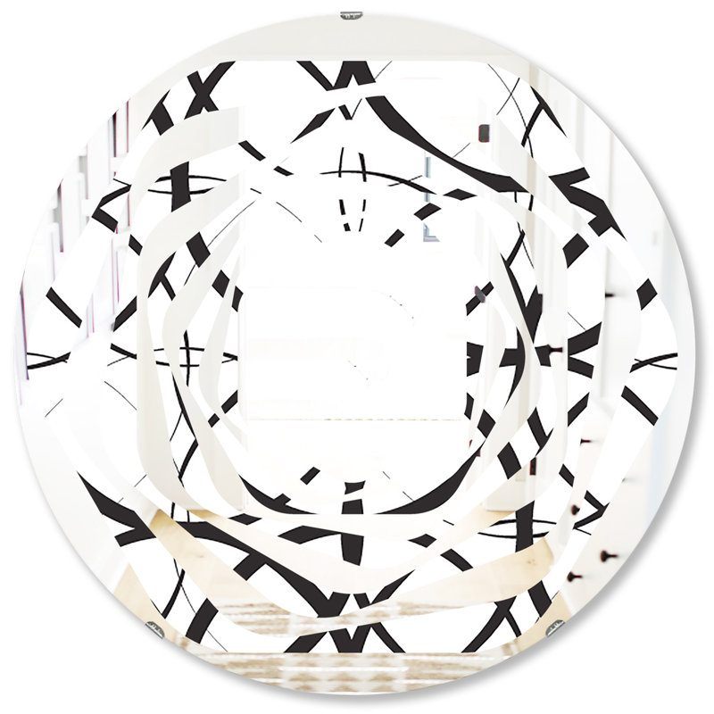Miroir mural Whirl, H 31,5 po x l po