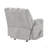 Gentle Rocking Motion Reclining Chair 1Pc Light Gray Chenille Upholstery Ultra Comfort Living Room Furniture