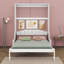 Grand lit escamotable, lit escamotable avec coussin, multifonctionnel conçu pour le bureau personnel d'une chambre d'amis