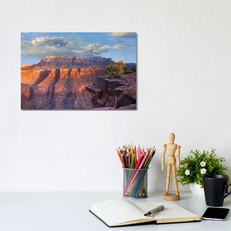 Sandstone Cliffs And Canyon Seen From Toroweap Overlook by Tim Fitzharris - Wrapped Canvas Print, 20.32 cm H x 30.48 cm W