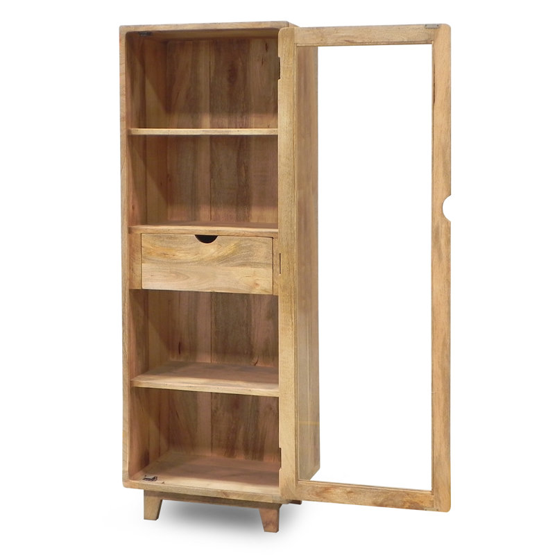 Paquette Display Cabinet, Natural