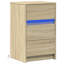 Dawens 38cm W Manufactured Wood Bedside Table-2104830973