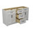 60 " Freestanding Standard Single Bathroom Vanity Base-101825084