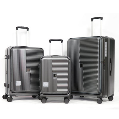 Luggage,with front opening,TSA approved lock,hardshell suitcase