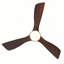 Ventilateur de plafond 42 po à 3 pales avec lumière et télécommande Ventilateur de plafond encastré moderne avec pales en bois massif avec minuteur réversible à 6 vitesses 3 couleurs-1856561773-1856561771
