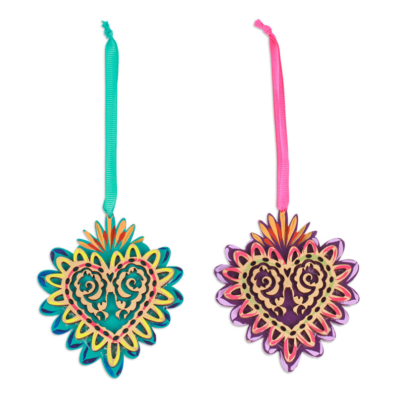 Ornements en bois Bungalow Rose