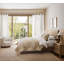 Rideaux semi-transparents texturés en lin mélangé froissé de style campagne neutre pour salon / chambre à coucher Darpes-1110449501-1110449498