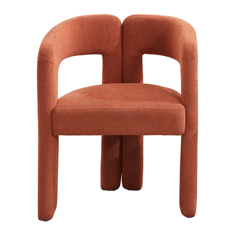 Chaise avec accoudoirs Modern, Orange