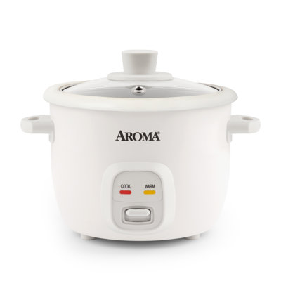 AROMA® Mini Rice Cooker, 2-Cup (Uncooked) / 4-Cup (Cooked), 1 Qt