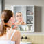 Amartya 55mm W 60mm H Wall Mounted Required Framed Medicine Cabinet Mirror