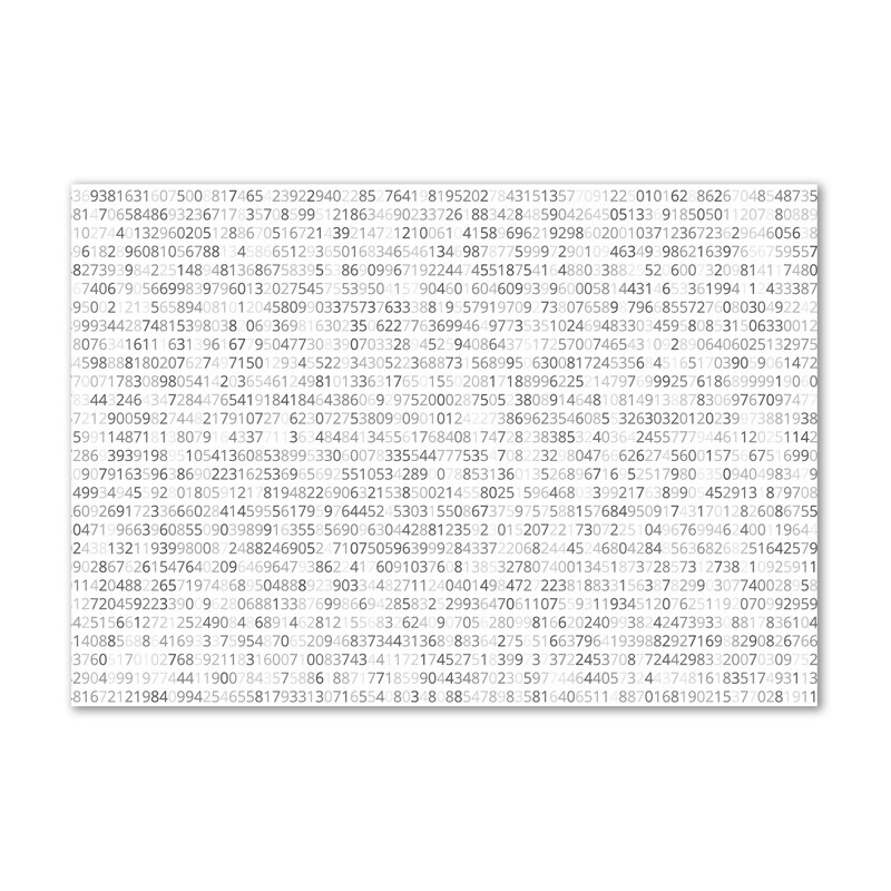 Binary Code - Wrapped Canvas Print