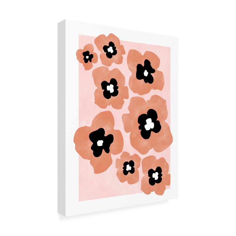 Bolologic rose 42 sur toile, H 32 po x l 24 po x P 2 po