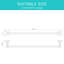 Avlona 60cm Wall Towel Bar