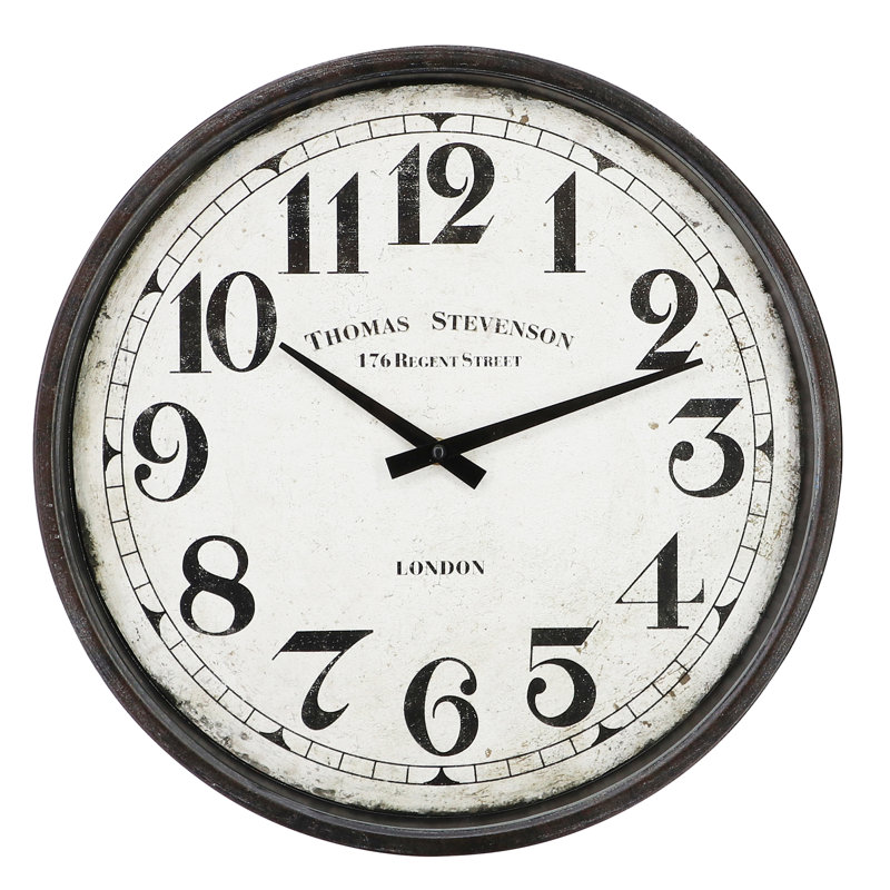 Nelsonville Vintage Metal Wall Clock - 40 cm / 15.7 in