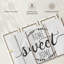 Home Sweet Home Typographie VI - Ensemble de 3 toiles tendues-103368604