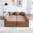 UNITED WE WIN Convertible Folding Sofa Bed, With Fixed Frame And Pillow Back Handrail, Cloud Corduroy Folding Mattress Sofa, Folding Memory Foam Bed In Living Room/Dormitory/Guest Room/Home Office/Apt-391705828
