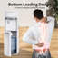 Soopyk Bottom Load Water Dispenser With Ice Maker For 3 Or 5 Gallon Bottle 22lbs Daily Capacity 3 Temperature Settings White