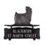 Yorkshire Terrier 2-Line Lawn Address Sign-488443757