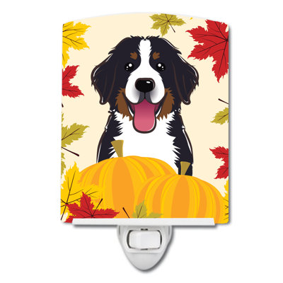 Shih Tzu Thanksgiving Ceramic Night Light