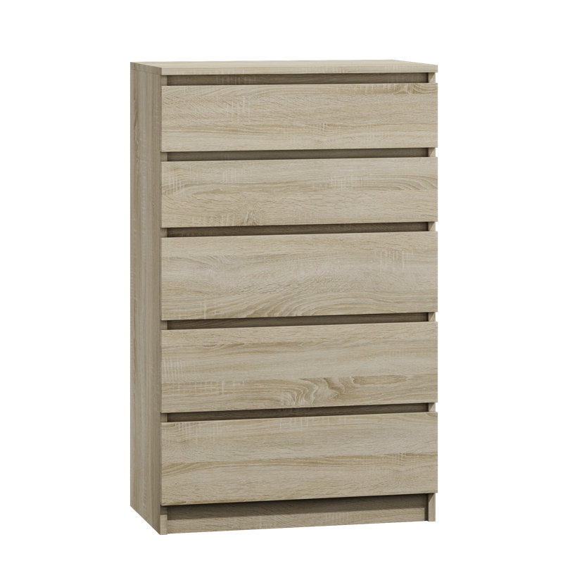 Tonya 5 Drawer 70cm Chest of Drawers, Sonoma Oak