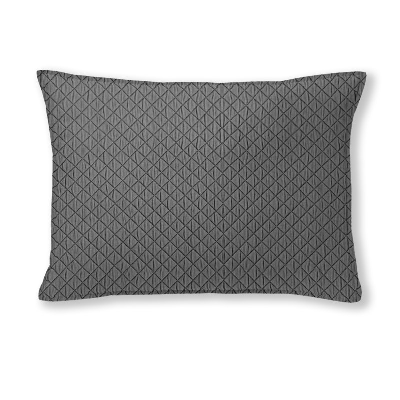 Ibiza Rectangular Pillow Cover & Insert, Gray