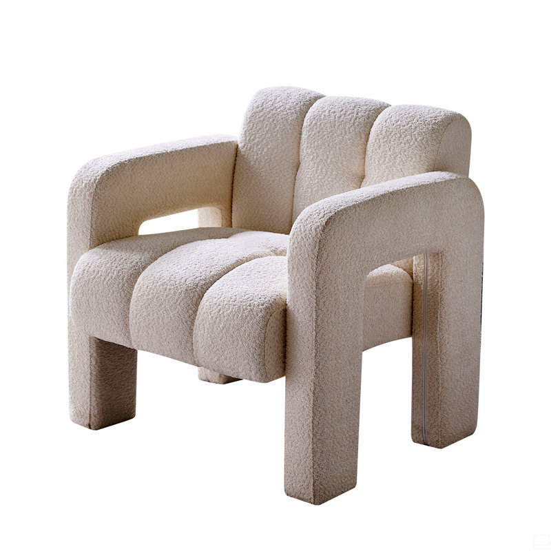 Fauteuil d'appoint rembourré 31,10 po, Beige