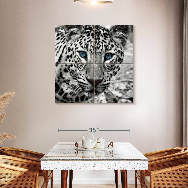 Brampt Zoo Leopard, 38" H x 38" W