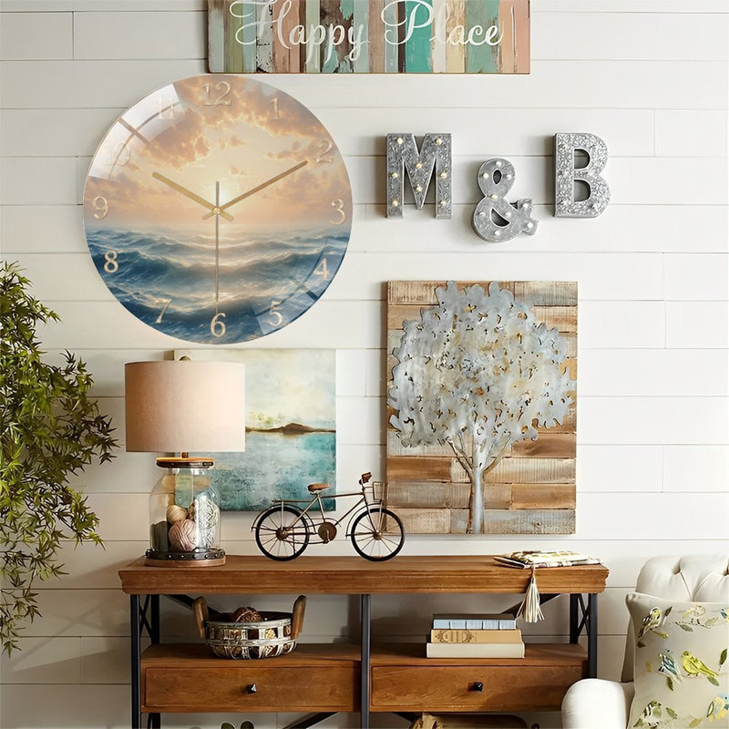 Horloge murale de 12 po