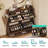 Rattan Shoe Storage Cabinet With Adjustable Shelves And Solid Wood Legs, Boho Modern Shoe Rack-119402758
