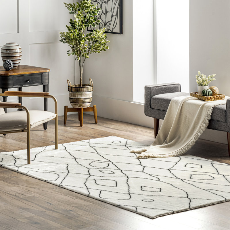 Tapis à poils longs Sammie SuperiorWash, Rectangle 5 pi x 8 pi