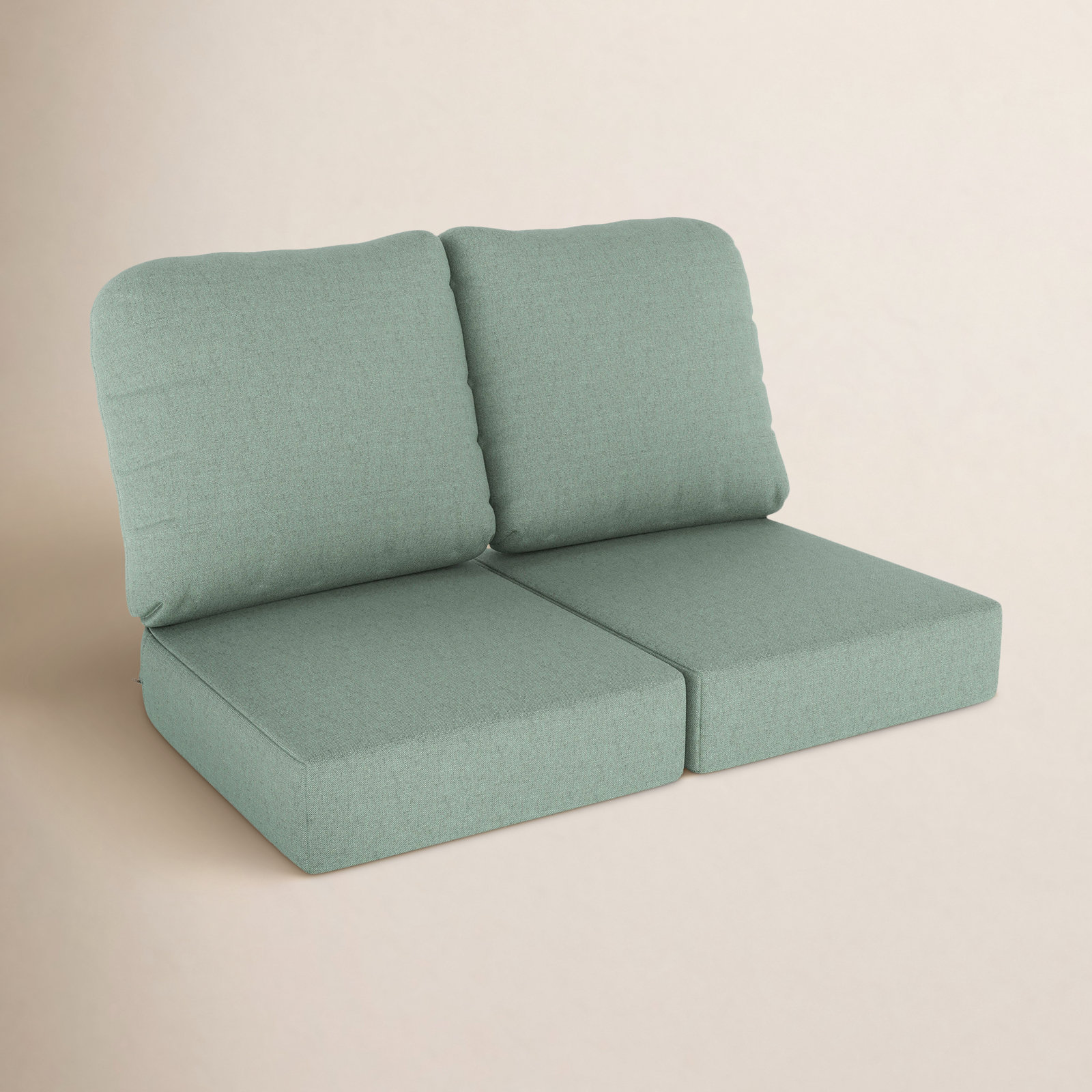Amala 22" Sunbrella® Seat and Back Cushion, Canvas Spa Sunbrella® Canvas
