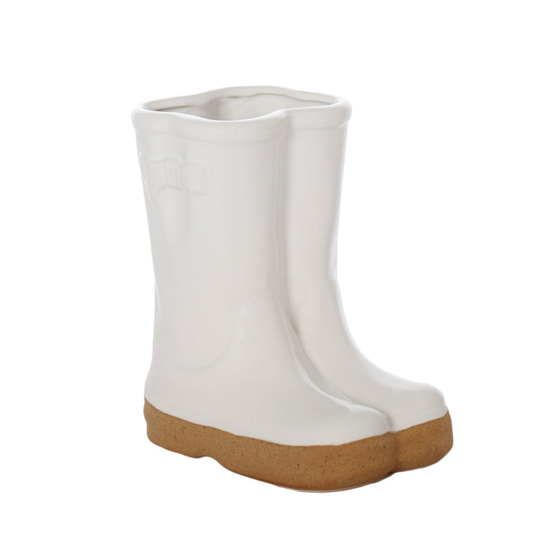 Carlson Ceramic Table Vase, White