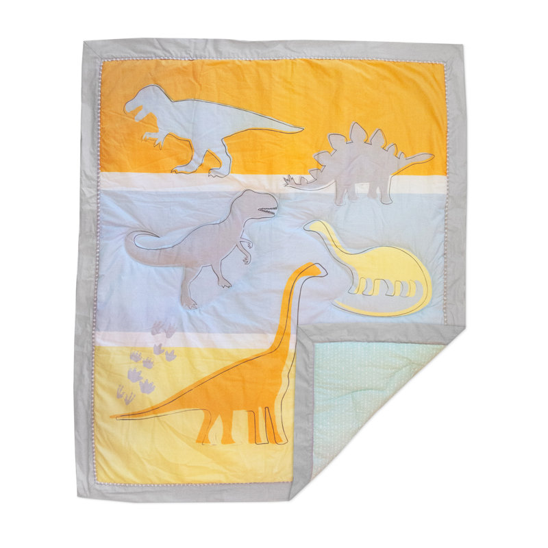 Ensemble de literie pour lit de bébé 4 pièces Dino Land
