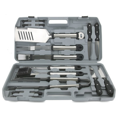 Stainless Steel Grilling Tool Set