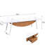 Meuble télé moderne, 69,52 po avec tiroir, console média en bois pour le salon et le bureau, table centrale blanche, divertissement