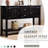 Solid Wood Console Table With Shelf, Multi-purpose - 48'' Side Table, Retro Look, For Kitchen