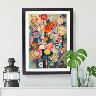 Retro Flowers Vol.12 - Single Picture Frame Print