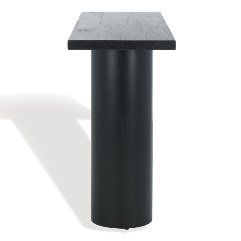Dorinne 54'' Solid Wood Console Table, Black