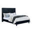 Élégant lit 1pc entièrement rembourré avec structure capitonnée pour chambre à coucher-1220675528-1220675534