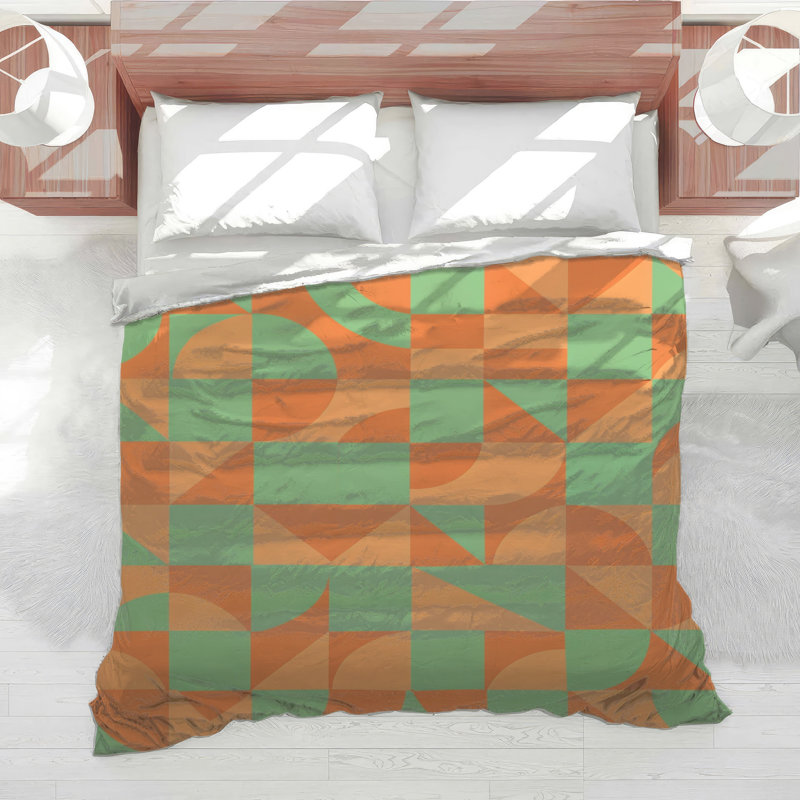 Geometric Shapes Pattern Comforter, Twin
