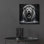  «Lion en gouttes de pluie» par Rey Klimt, art mural en verre acrylique, 36 po x 36 po